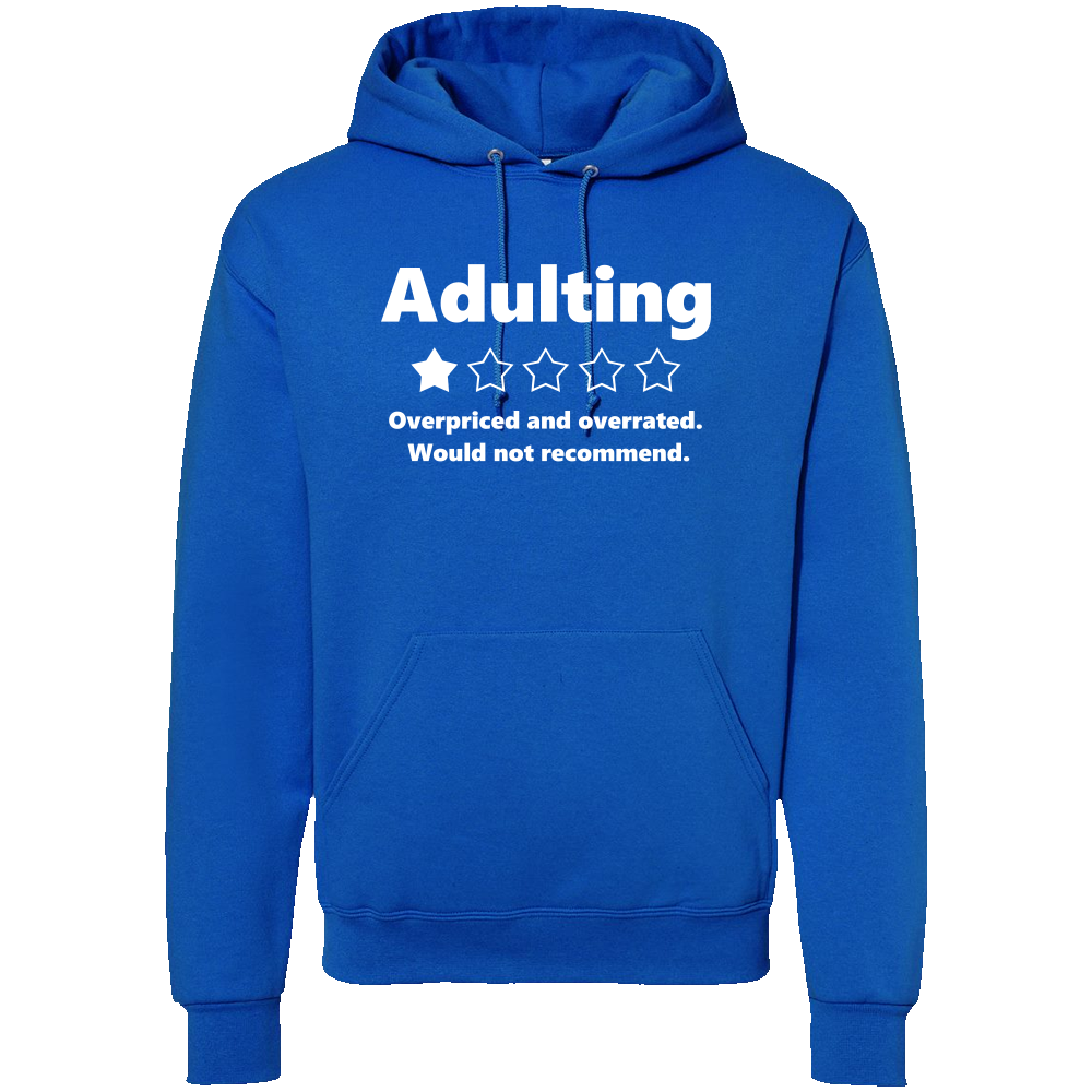 Adulting - Embroidered Hoodie