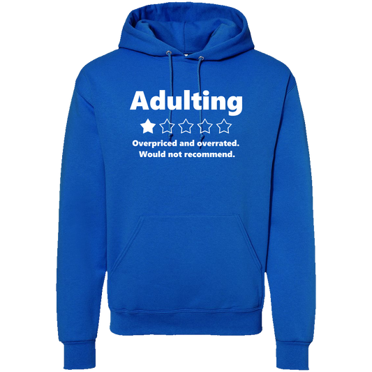 Adulting - Embroidered Hoodie
