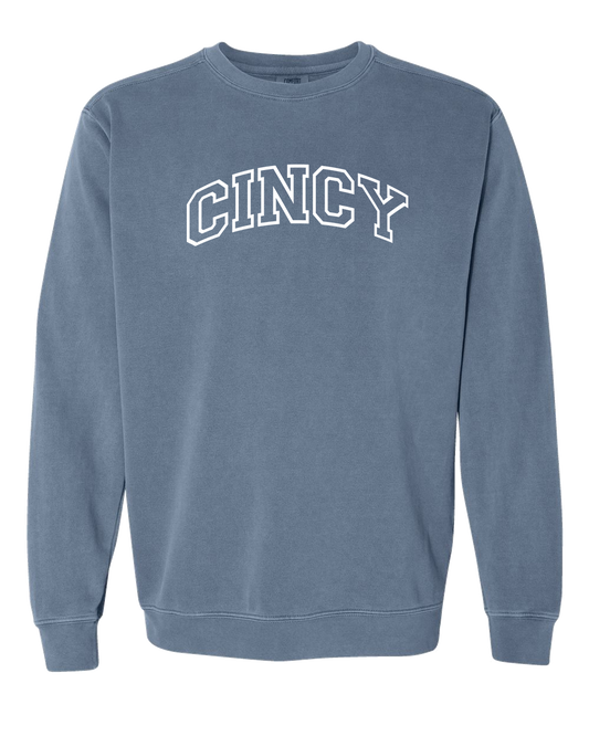 Cincy Embroidered Crewneck Sweatshirt