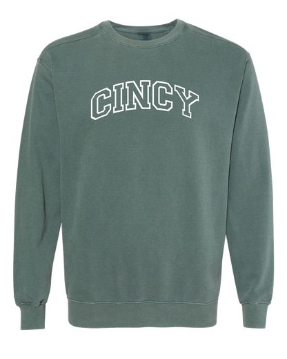 Cincy Embroidered Crewneck Sweatshirt