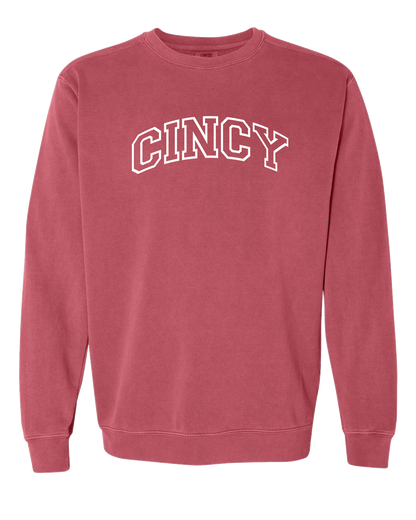 Cincy Embroidered Crewneck Sweatshirt