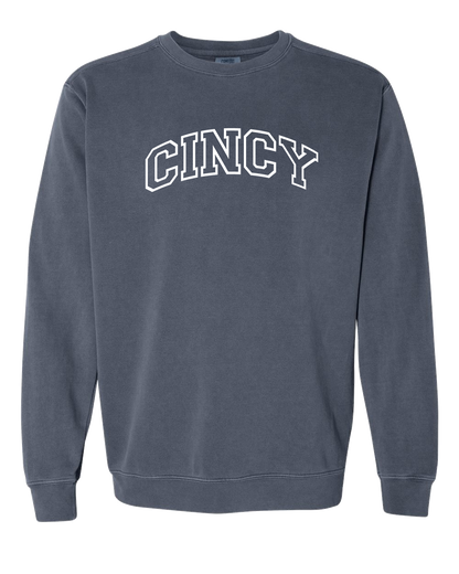 Cincy Embroidered Crewneck Sweatshirt