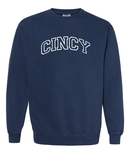 Cincy Embroidered Crewneck Sweatshirt