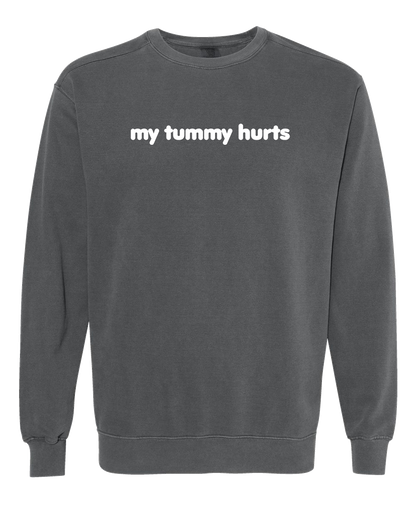 My Tummy Hurts Embroidered Crewneck Sweatshirt