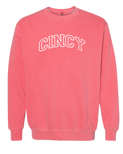 Cincy Embroidered Crewneck Sweatshirt
